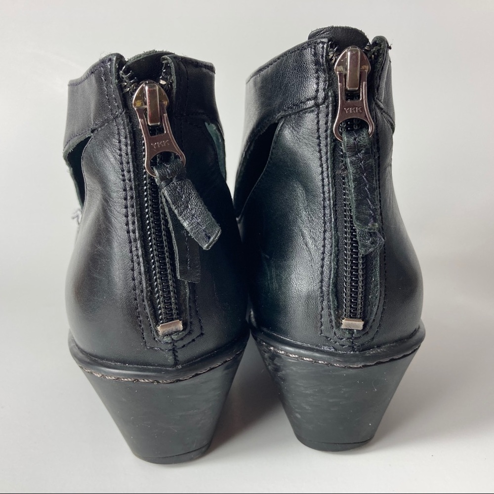 Dansko Bonita Cutout Ankle Boots Booties Size 38 Black - Picture 6 of 11